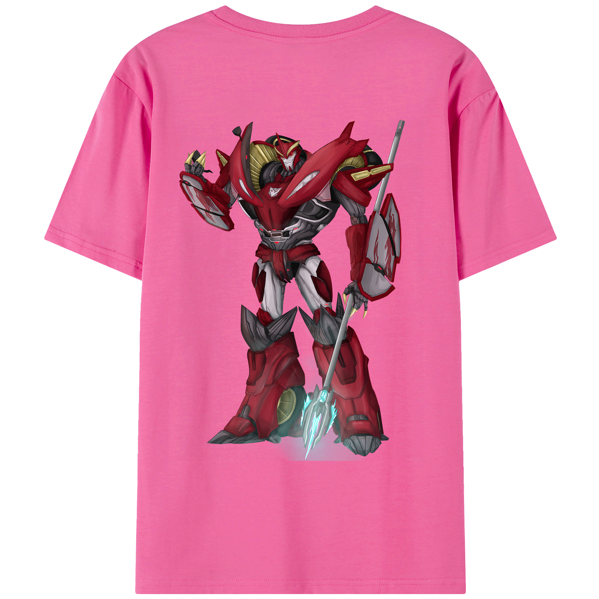 （画像用） Transformers トランスフォーマー レディース半袖Tシャツ(バックプリント)